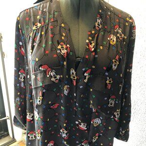 Torrid Disney 2X Christmas Blouse NWT